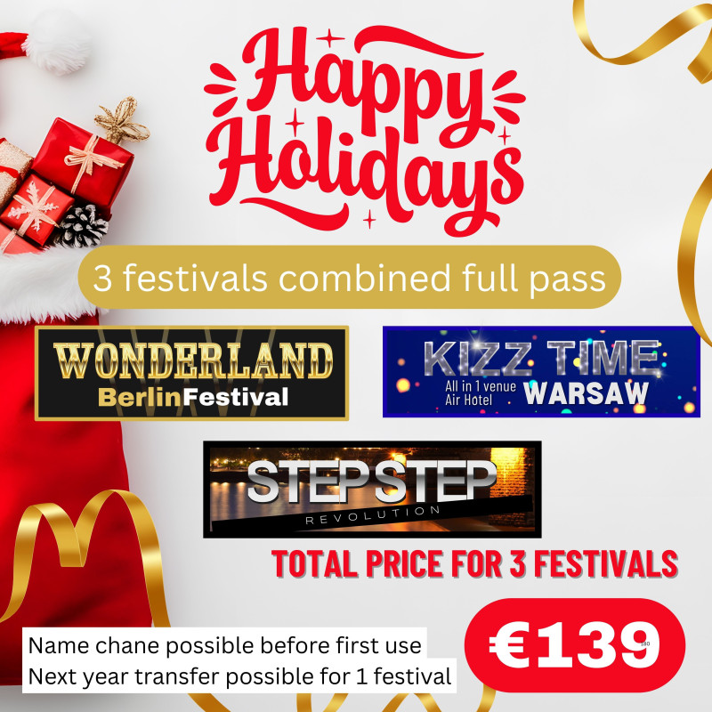 Full Pass, Wonderland + Kizztime + Step step 2026